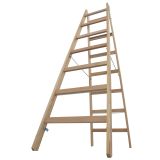 PROSTOSTOJEČA LESTEV KRAUSE 7 STOPNIČNA LESENA