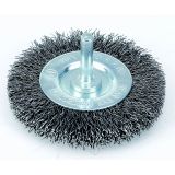 KROŽNA ŽIČNA ŠČETKA TACTIX 75MM FE 0.30MM OS 6MM