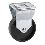 KOLO Z GIBLJIVO VILICO DÖRNER + HELMER 75X24MM PLOŠČA 60X67MM PVC KOLO