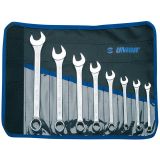 GARNITURA KRATKIH VILIČASTO OBROČNIH KLJUČEV UNIOR V TORBICI 8 - 22 MM/8-DELNA ART. 125/1CT (615478)