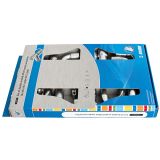 GARNITURA DVOSTRANSKIH UPOGNJENIH NASADNIH KLJUČEV UNIOR V KARTONU 8 - 24 MM/11-DELNA ART. 177CS11 (620584)