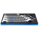 OBROČNI ODPRTI KLJUČI UNIOR 8-32 MM 9 DELNA V SOS ART. 964/3ASOS