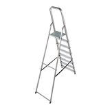 PROSTOSTOJEČA LESTEV KRAUSE CORDA 8 STOPNIČNA 2.25M - DELOVNA VIŠINA 3.65M