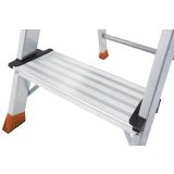 PROSTOSTOJEČA LESTEV KRAUSE MONTO SEPURO 1X8 STOPNIC 2.3M DELOVNA VIŠINA 3.7M