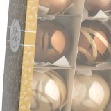 STEKLENA BUNKA GLOSSTYLE 80 MM 6/1 ŠAMPANJEC 3 Z IN 3 BREZ DEKORJA