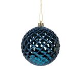 BUNKA IZ UMETNE MASE GLOSSTYLE 80 MM 9 KOS DEKORATIVNE MODRO/RJAVE/BELA