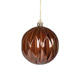 BUNKA IZ UMETNE MASE GLOSSTYLE 80 MM 9 KOS DEKORATIVNE MODRO/RJAVE/BELA