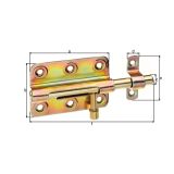 PREČNI ZAPAH ALBERTS 80X125 MM