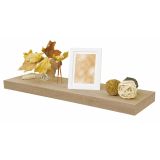 LESENA POLICA JEWE 80X23X5 CM HRAST SONOMA BREZ VIDNIH NASADIL