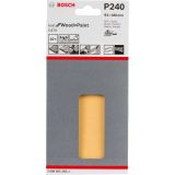 10-DELNI SET SAMOPRITRDILNIH BRUSNIH LISTOV BOSCH 93X185 MM K240 8 LUKENJ RUMENA BARVA ZA LES