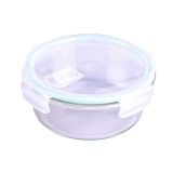 VEČNAMENSKA DOZA STEUBER 950 ML STEKLENA OKROGLA, PVC POKROV