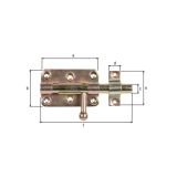 PREČNI ZAPAH ALBERTS 99X140 MM