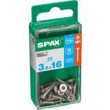 RF UNIVERZALNI VIJAK SPAX A2 TRX 3.5X16 V ZAVITKU 25 KOS