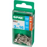 RF UNIVERZALNI VIJAK SPAX A2 TRX 3.5X16 V ZAVITKU 25 KOS