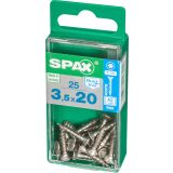 RF UNIVERZALNI VIJAK SPAX A2 TRX 3.5X20 V ZAVITKU 25 KOS