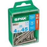 RF UNIVERZALNI VIJAK SPAX A2 TRX 4.5X45 V ZAVITKU 25 KOS