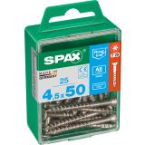 RF UNIVERZALNI VIJAK SPAX A2 TRX 4.5X50 V ZAVITKU 25 KOS