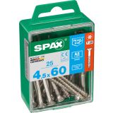 RF UNIVERZALNI VIJAK SPAX A2 TRX 4.5X60 V ZAVITKU 25 KOS