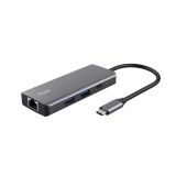 ADAPTER TRUST MULTIPORT DALYX 6/1 USB-C ADAPTER ALUMINIJ