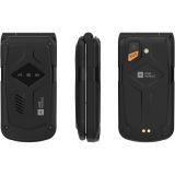 AGM ODPORNI PREKLOPNI TELEFON NA TIPKE FLIP M10 (4G LTE) DUAL SIM, IP68/IP69K/MIL-STD-810H, ČRN