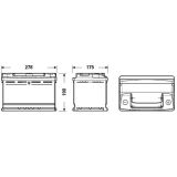 AKUMULATOR ZA AVTO EXIDE CLASSIC EC700 AH70 D+ 640A 278X175X190