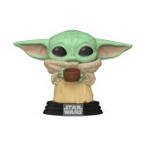 AKCIJSKA FIGURA FUNKO POPSTAR WARS MANDALORIAN THE CHILD W/ CUP