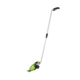 AKUM. ŠKARJE ZA ŽIVO MEJO GREENWORKS 3.6V ZA TRAVO S TELESKOPSKIM DRŽALOM