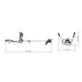 AKUML. KOSILNICA Z NITKO KIACATU 40V Z 4AH BATERIJO IN POLNILNIKOM DVOROČAJNA