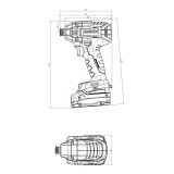 AKUMULAT. UDARNI VIJAČNIK METABO SSD 18 LT 200 BL