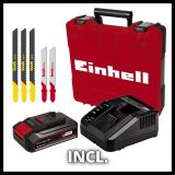 AKUMULAT. VBODNA ŽAGA EINHELL TC-JS 18 LI KIT POWER X-CHANGE