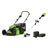 AKUMULATORSKA KOSILNICA 60V 51 CM + AKUMULATORSKA KOSILNICA Z NITKO GREENWORKS 60V + 4AH BATERIJA S POLNILNIKOM