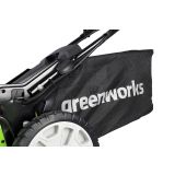 AKUMULATORSKA KOSILNICA GREENWORKS 2X24V (48V) 46CM 2X4AH BATERIJO+POLNILNIK