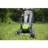 AKUMULATORSKA KOSILNICA GREENWORKS 80V 46 CM POTISNA Z BATERIJO 4AH IN POLNILNIK