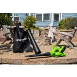 AKUMUL. SESALNIK/PUHALNIK GREENWORKS 40V Z BAT. IN POLN. 4AH GD40BVK4