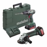 BATERIJSKI STROJI V KOMPLETU METABO COMBO SET 2.4.3 18 V (BS 18 + W 18 LTX 125 QUICK)