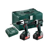 BATERIJSKI STROJI V KOMPLETU METABO COMBO SET 2.1.4 18 V (SB 18 LT + SSW 18 LTX 200)