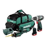BATERIJSKI STROJI V KOMPLETU METABO COMBO SET 2.4 10.8 V (BS+ASE)