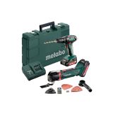 BATERIJSKI STROJI V KOMPLETU METABO COMBO SET 2.6.2 18 V (SB 18 + MT 18 LTX)