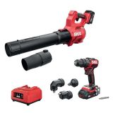 AKUMULATORSKI SET SKIL DD1E3066-ATP + PUHALNIK