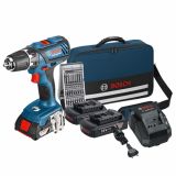 AKUMULATORSKI VRTALNIK BOSCH GSR 18-2-LI PLUS V TORBI 3X1.5 AH LI-ION+AL1820CV