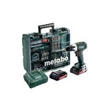 BATERIJSKI VRTALNIK - VIJAČNIK METABO BS 18 LT SET