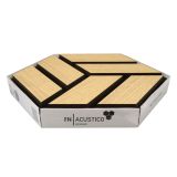 AKUSTIČNI PANEL FN ACUSTICO HEXAGO Q HRAST NATUR 300X260X19 MM
