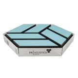 AKUSTIČNI PANEL FN ACUSTICO HEXAGO Q OCEAN SPLASH 300X260X19 MM