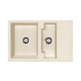 ALGRANIT POMIVALNO KORITO ALVEUS CUBO 40, CREAM-A23 780X500 MM