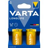 ALKALNI BATERIJSKI VLOŽEK VARTA LR14 BL/2 C LONGLIFE