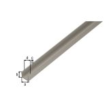 U-PROFIL ALBERTS ALU 15X19X15X1.5X2000 MM SREBRNO ELOKSIRAN