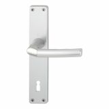 ALU KLJUKA ZA VRATA HOPPE BIRMINGHAM S ŠČITOM KLJUČ F-1