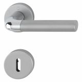 ALU KLJUKA ZA VRATA HOPPE BREMEN Z ROZETO KLJUČ F49-F9-2