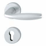 ALU KLJUKA ZA VRATA HOPPE NEW YORK Z ROZETO CILIND. F-1 8/9