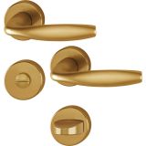 ALU KLJUKA ZA VRATA NEW YORK Z ROZETO WC F-4